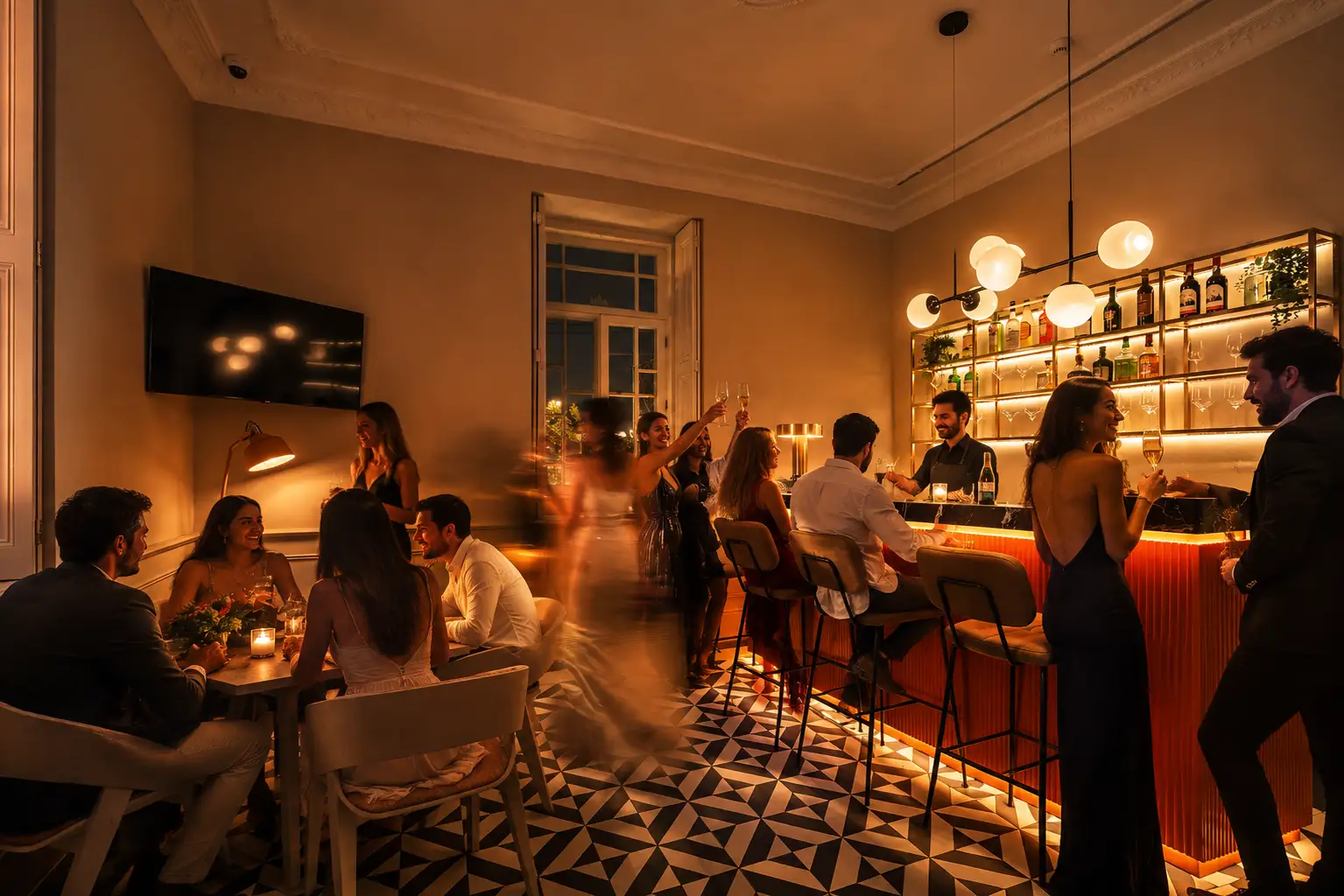 Bar do Noronha Lima Boutique Hotel em Arouca